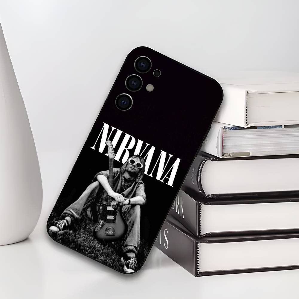 Coque de téléphone souple noire N-NirvanaS pour Samsung S25/S24/S21/S22/S23/S30/Ultra/S20/Plus/Fe/Lite - Housse de protection durable