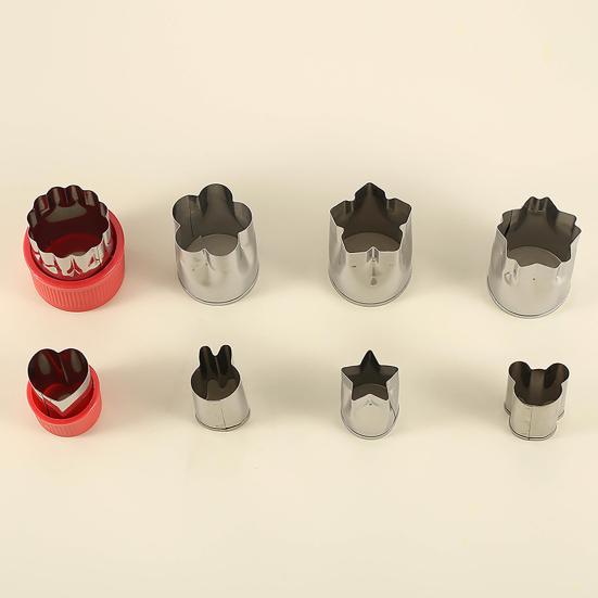 8 vnt./rinkinys Sausainių pjaustyklė Karščiui atspari Nelipni Apsaugota nuo deformacijų Greitas išėmimas iš formos „Pasidaryk pats“ Gėlės Gyvūno Sausainių pjaustyklė Virtuvės įrankis