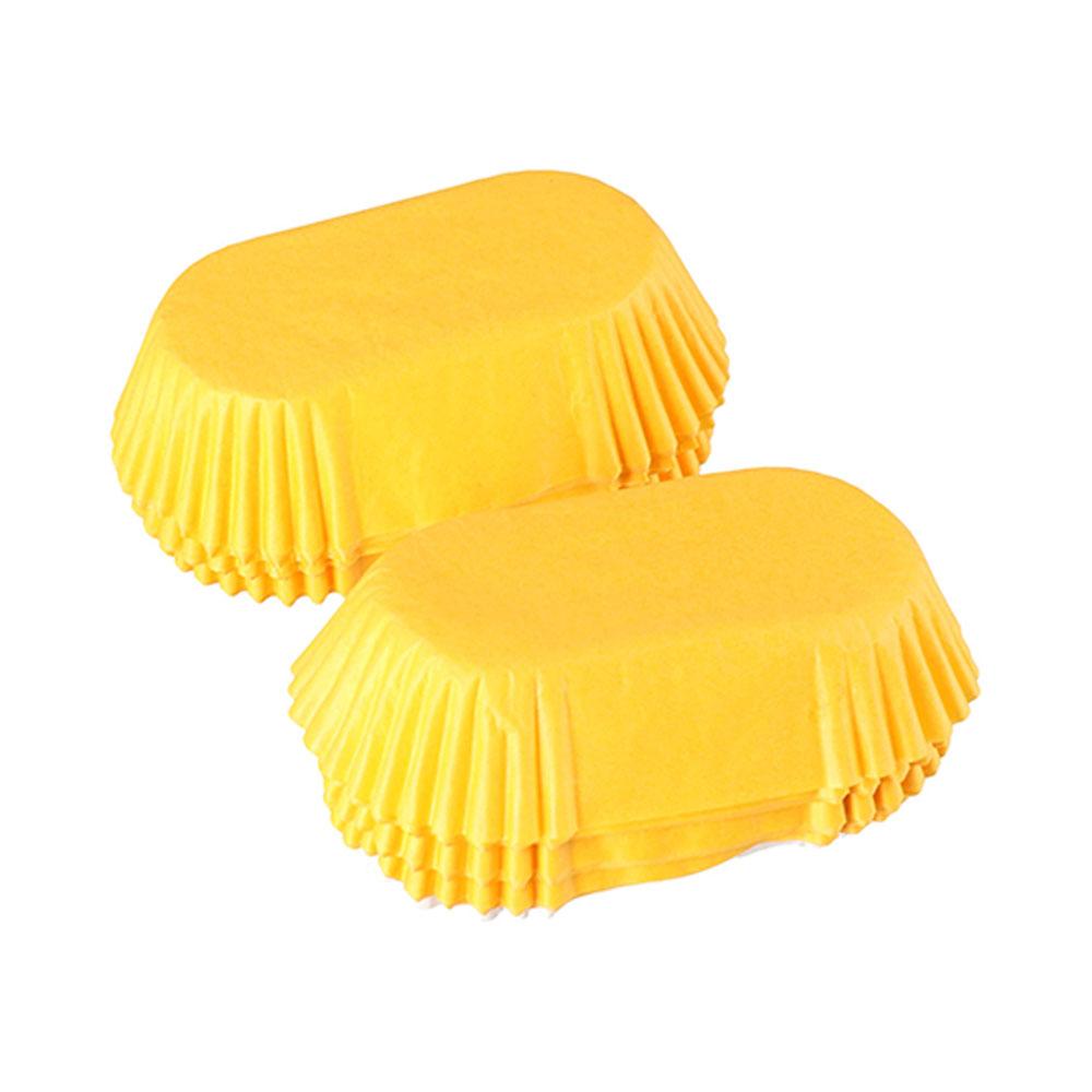 Non Stick Cake Mold Oilproof Paper Oval Loaf Liners Kitchen Supplies Baking Tools Cupcakes Liners