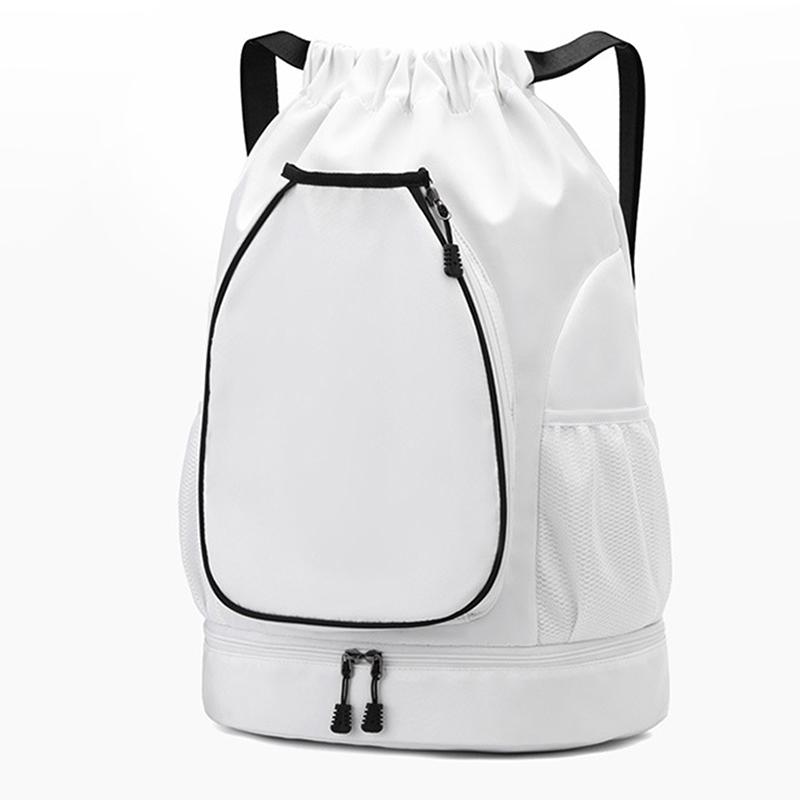 Tennis Schläger Rucksack Fassungsvermögen für 2 Schläger Badminton Sporttasche Großes Fassungsvermögen Gymnastikbeutel Professionelle Fitnesstasche mit Schuhfach