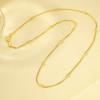1Pcs New Titanium Steel Chain Necklace Non-fading All-match Clavicle Chain 45cm M-shaped Women's Simple Necklace