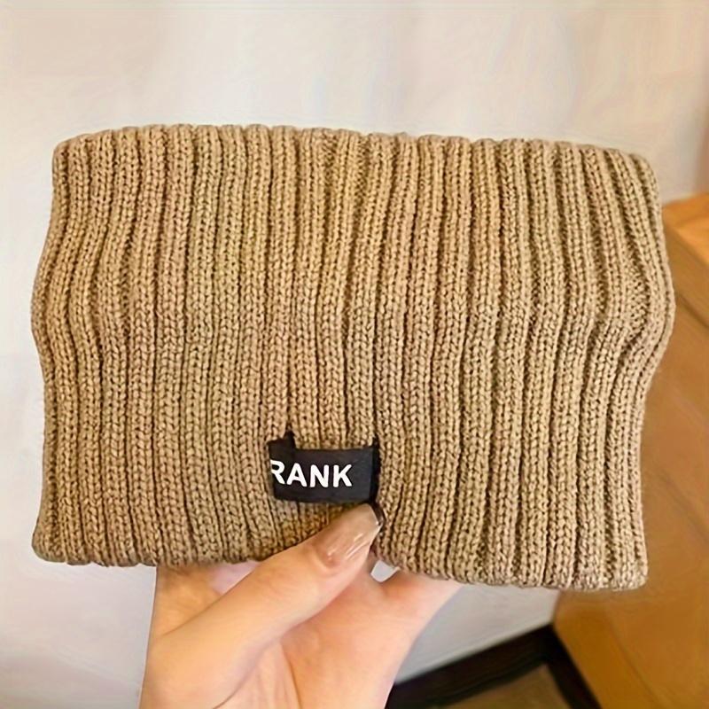 Stylish and Comfortable Knitted Headband - Soft and Warm Winter Outdoor Accessory for Skiing and Hiking, a Solid-colour Fashion Staple