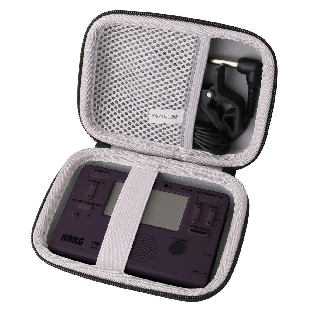 Waiyu JP Compatible Storage Case for Yamaha and KORG Protective Carrying Case TDM-710/TDM-700DAL2/TDM-700G TM-60/TM-50 Tuners/Metronomes. (Black).