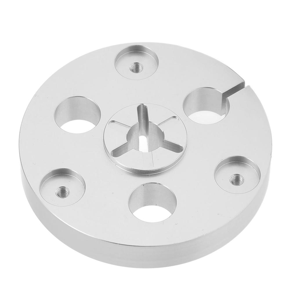 14 7 Inch Reel To Reel Tape Controller Aluminum Alloy Nab Hub with Mounting Screws Silver