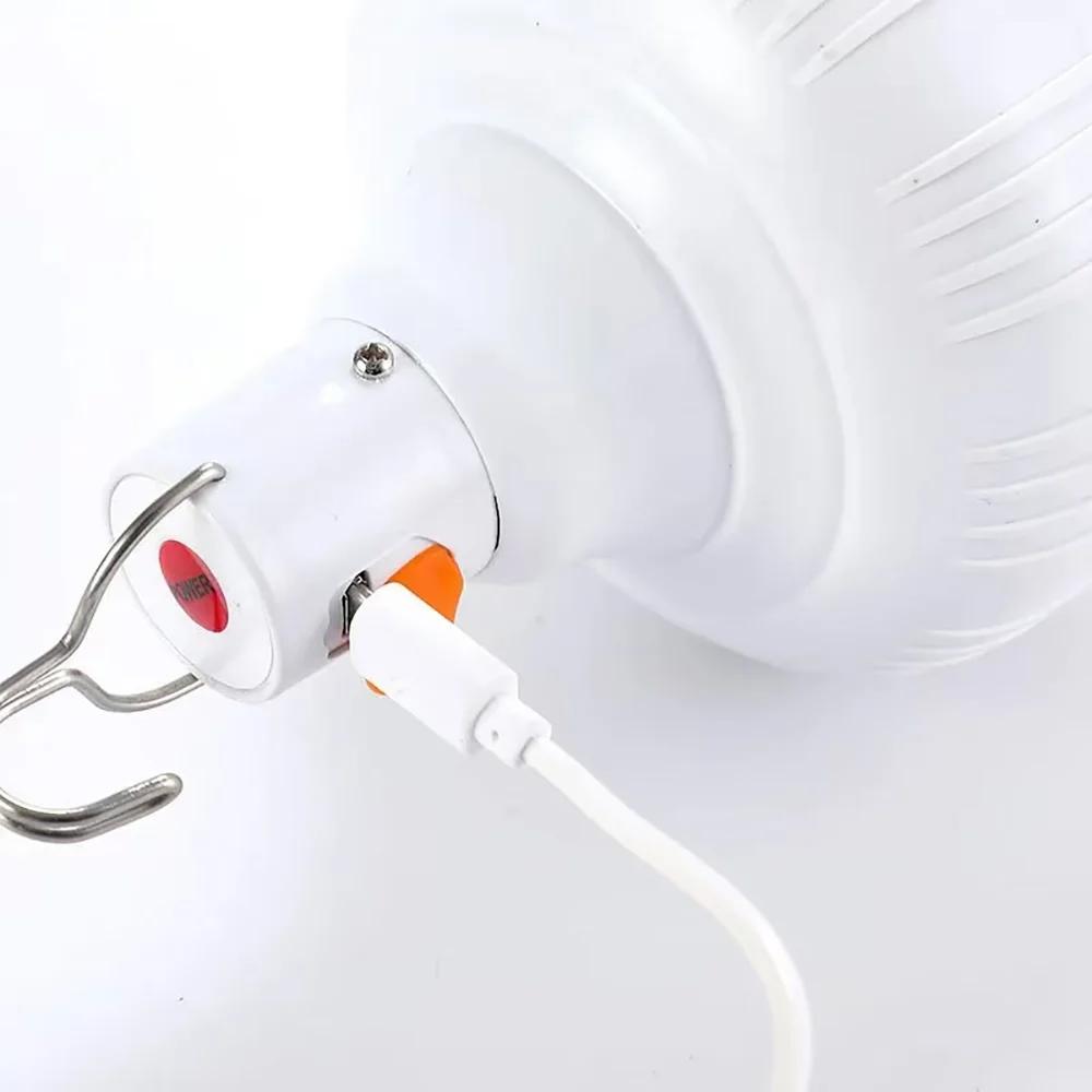USB Multifunctional Rechargeable Light Bulb Outdoor Wireless Night Market Stall Light Household Power Outage LED Emergency Bulb