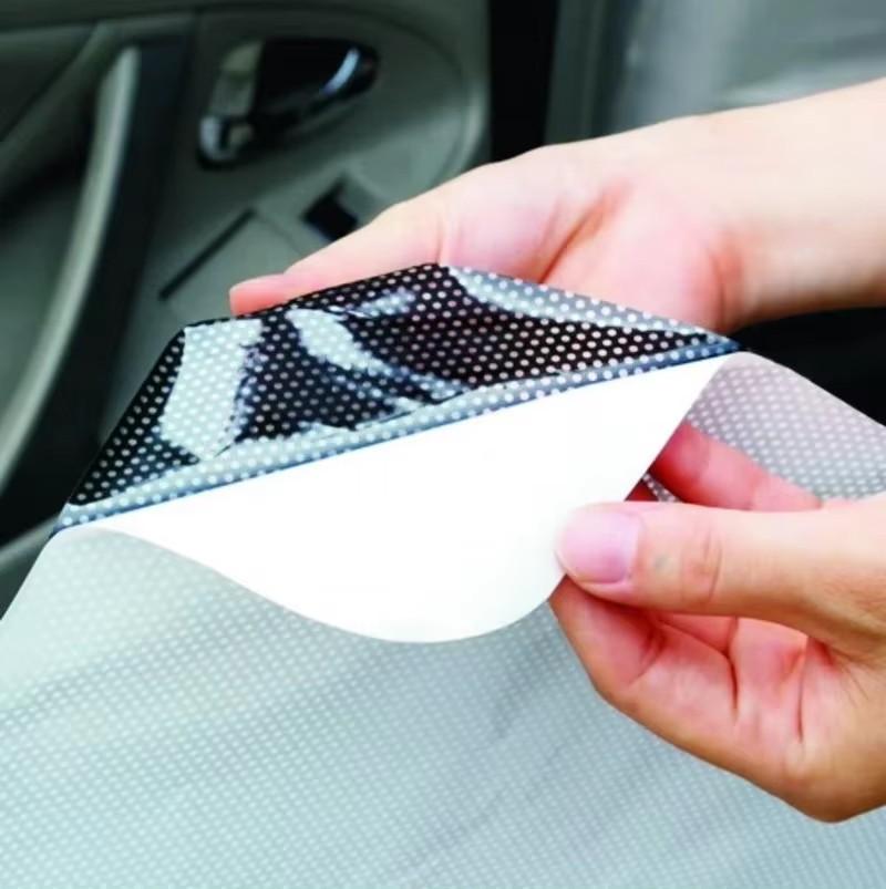 Car Rear Windows Side Blocks Cover Film 2Pcs Car Sunshade Stickers static Electrostatic Window Sun-shading Stickers Sun Block