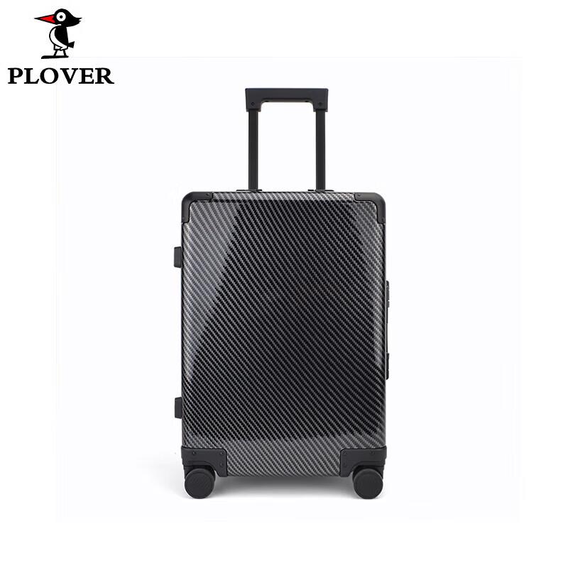 PLOVER Carbon Fiber Hardshell Spinner Luggage 20 Inch