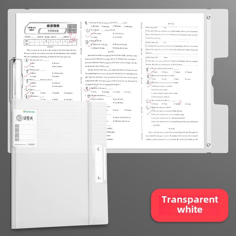NEW Strap Design A3 File Folder Students Exam Paper Storage Clip Multifunction Clipboard Writing Pad Document File Folders