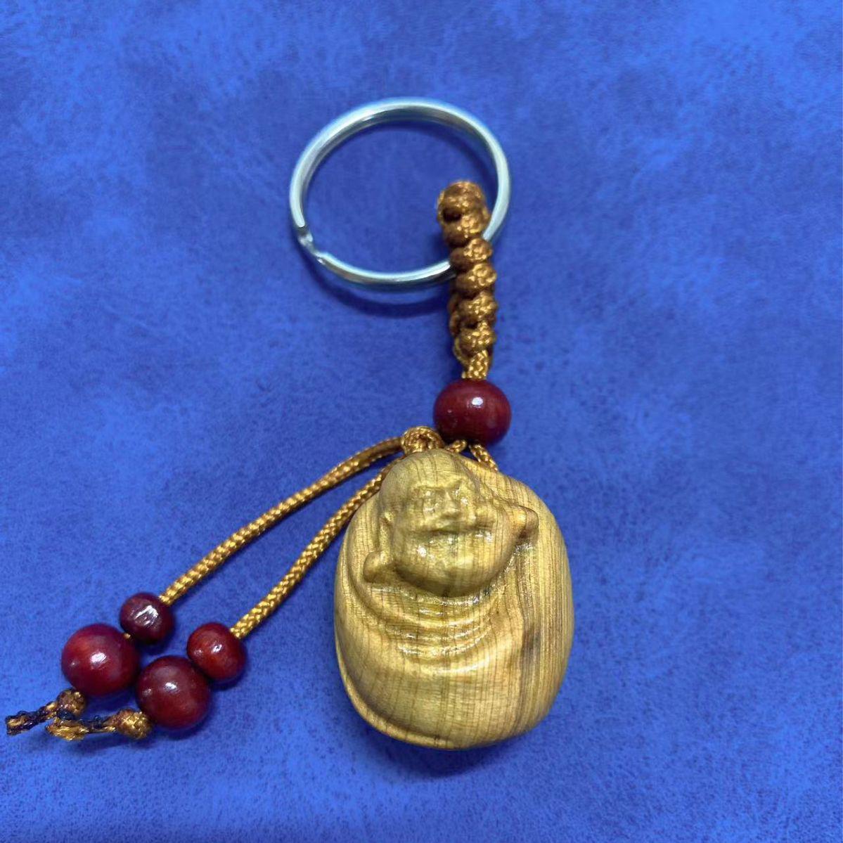 

Африканский сандал с мелкими листьями, брелок и подвеска ручной резьбы