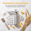 Food-Grade Biscuit Mold Kit Disassembly Churro Maker Machine Cookies Press Maker  Bakery Catering