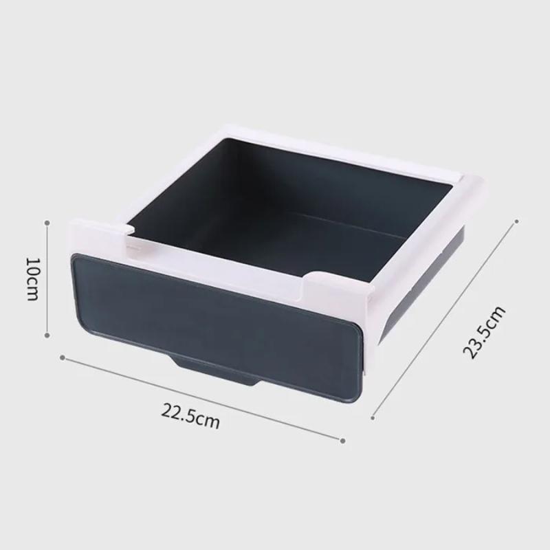 Pojemniki do przechowywania Koszyki pod stołem Plastikowe wiszące pudełko do przechowywania Naczynia Biurko Gadżety Organizer