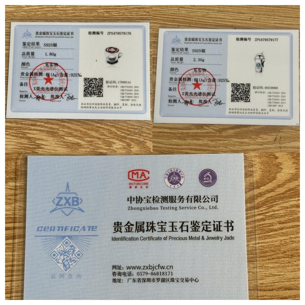 New Copper Pendant Coffee Cup Charm Bead Fit Original Women Bracelet Beer Wine Dangle Jewelry Gift