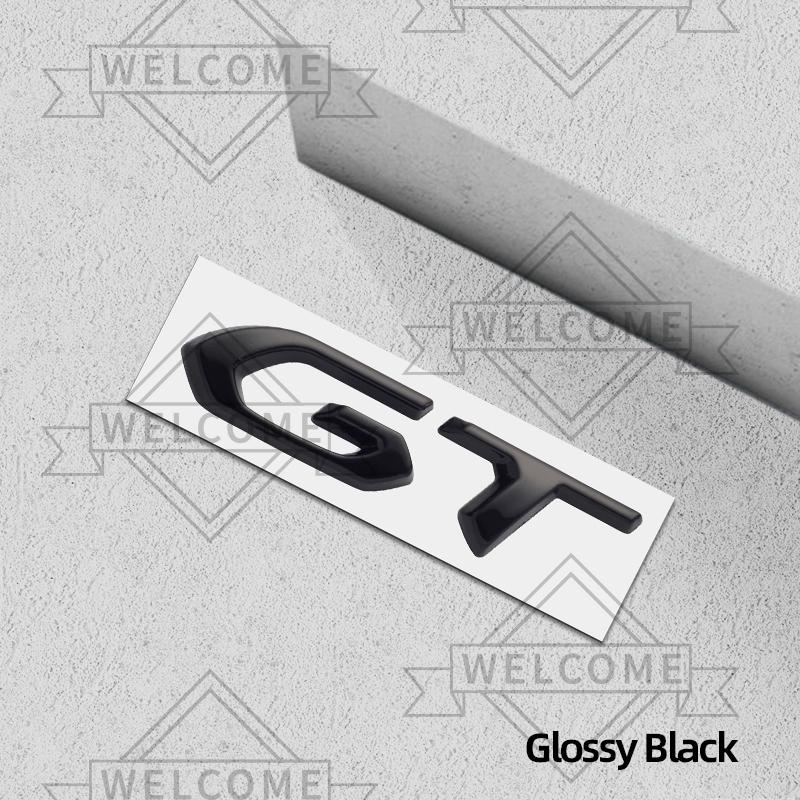 3D Car Stickers GT Emblem Auto Body Badge Trunk Decal For 5008 308 206 3008 2008 4008 RCZ GT Line 208 107 Decoration Accessories