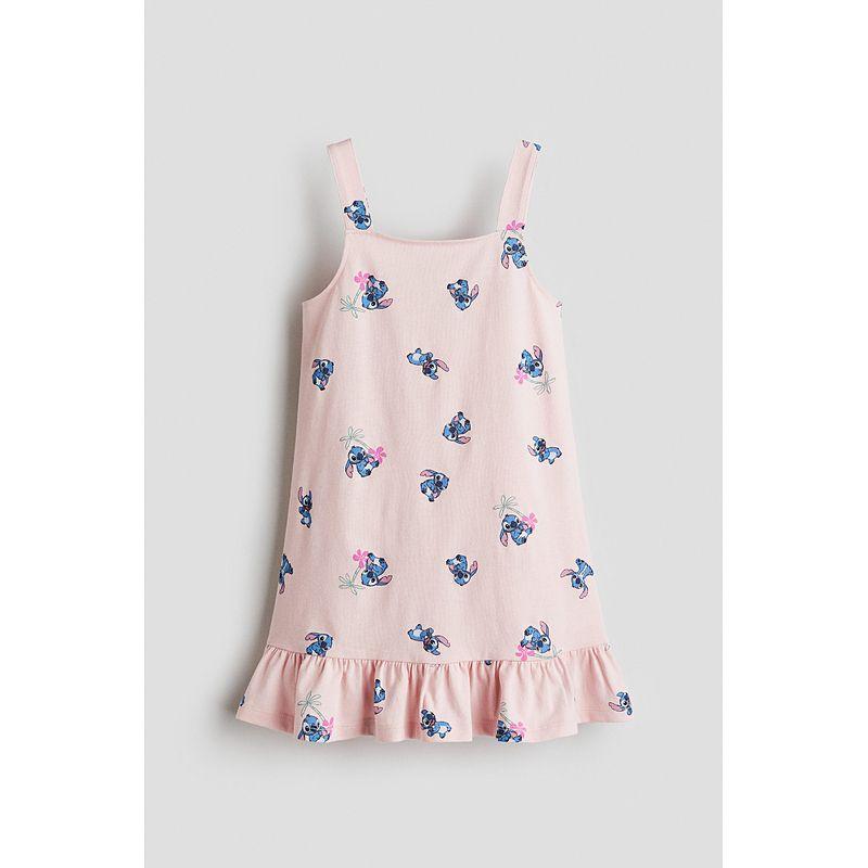 

[Серия Disney] HM Детская одежда Юбка для девочки 2025 Осень Новое поступление Юбка на подтяжках Стич 1295594 Pink/Star Baby 150/76(10-12Y)