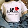 Cute Dinosaur Print T-Shirt Summer Short Sleeve Clothing Fun Versatile Patter Fashion Lady Casual Harajuku Elegant Top T-Shirt Unisex