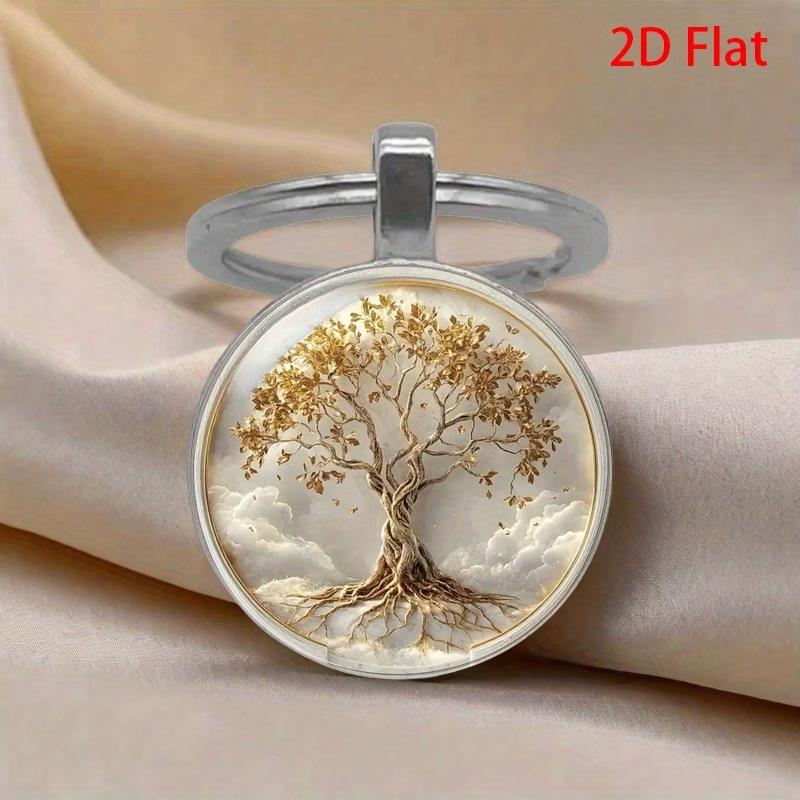 European Retro Tree of Life Keychain Pendant Accessory