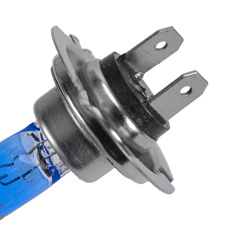 2Pcs H7 100W 12V Halogen Super White Headlight Light Lamp Bulbs