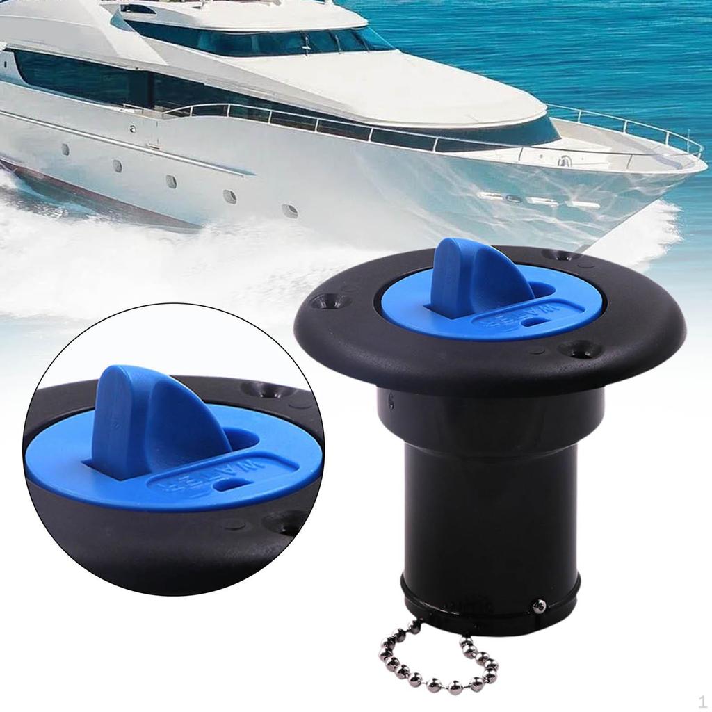 Boat Deck Fill Port RV Water Inlet Easy Installation Filling Replacement Fittings