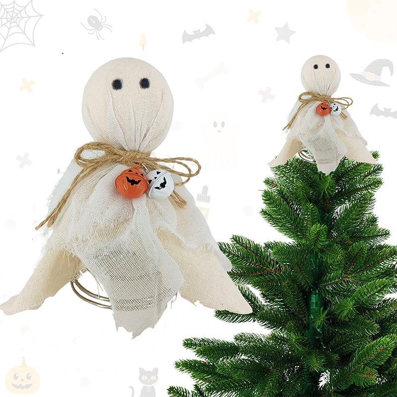 Halloween Skull Crow Tree Topper Home Festivel Desktop Ornament Party Atmosphere Props Halloween Gift Year Home Decor