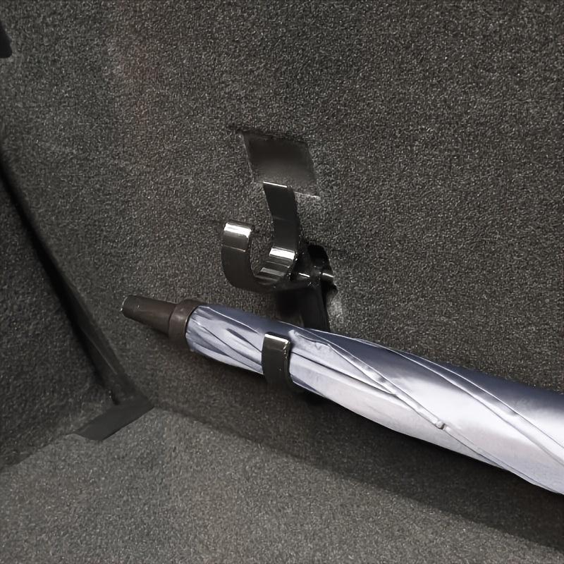 Universal Car Trunk Umbrella Hook Back Seat Storage Hanger Space Saving Auto Organizer For Umbrella & Tools