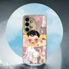 A-Aya Takano-O For Samsung Galaxy S25 S24 S23 Ultra S22 S21 Plus S20 Black Soft Silicone Protective Case