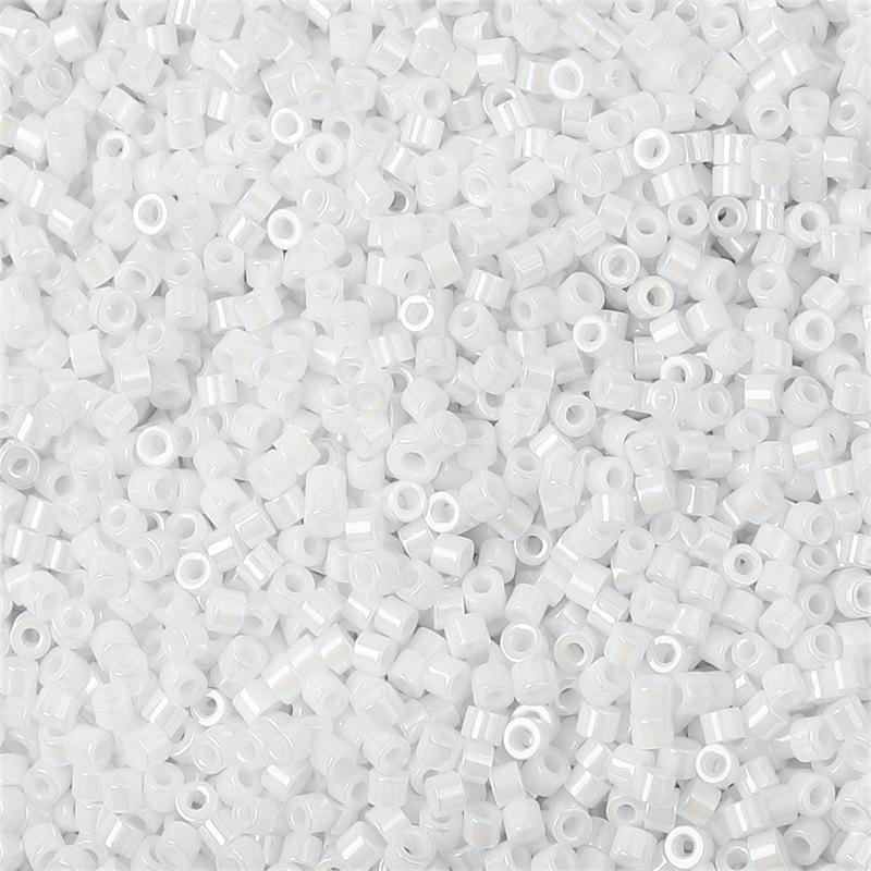 2-2.5mm High-Quality Imitation Porcelain Glass Seed Beads for Handmade Bracelets and Necklaces.