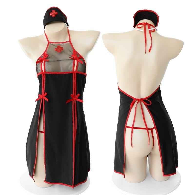 

Amazon Apron Uniform Pajamas Oversize Women s Clothing White 2X [Recommended 65.00 kg-77.50 kg]]