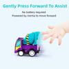 6Pcs Mini Inertial Pull Back Engineering Car Collecti High Quality Durable Design Safe for Children On Child Children Cartoon Playthings Birthday Pres