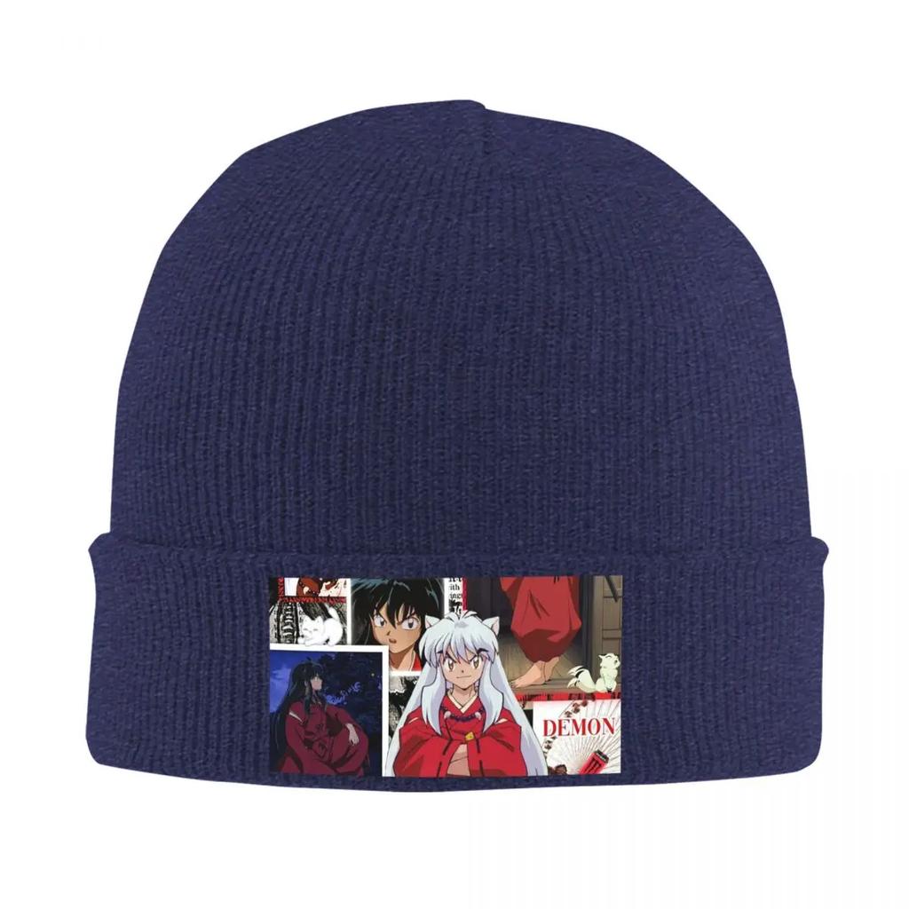 Unisexga Kimono Inuyasha Sesshomaru Warm Knitted Cap Winter Knit Bonnet Hat Skullies Beanies Hip Hop Caps for Unisex
