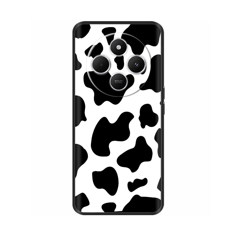 Luxury Painted Case For Redmi 14R 5G Soft Black Silicone Bumper Back Cover for Xiaomi Redmi 14R 14C Cases Funda Shockproof Shell