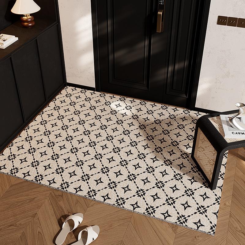 Eingangstür Rutschfeste Fußmatte Eingangsbereich Bodenmatte Eingangsfoyer Verschleißfest und Schmutzabweisend Bodenmatte