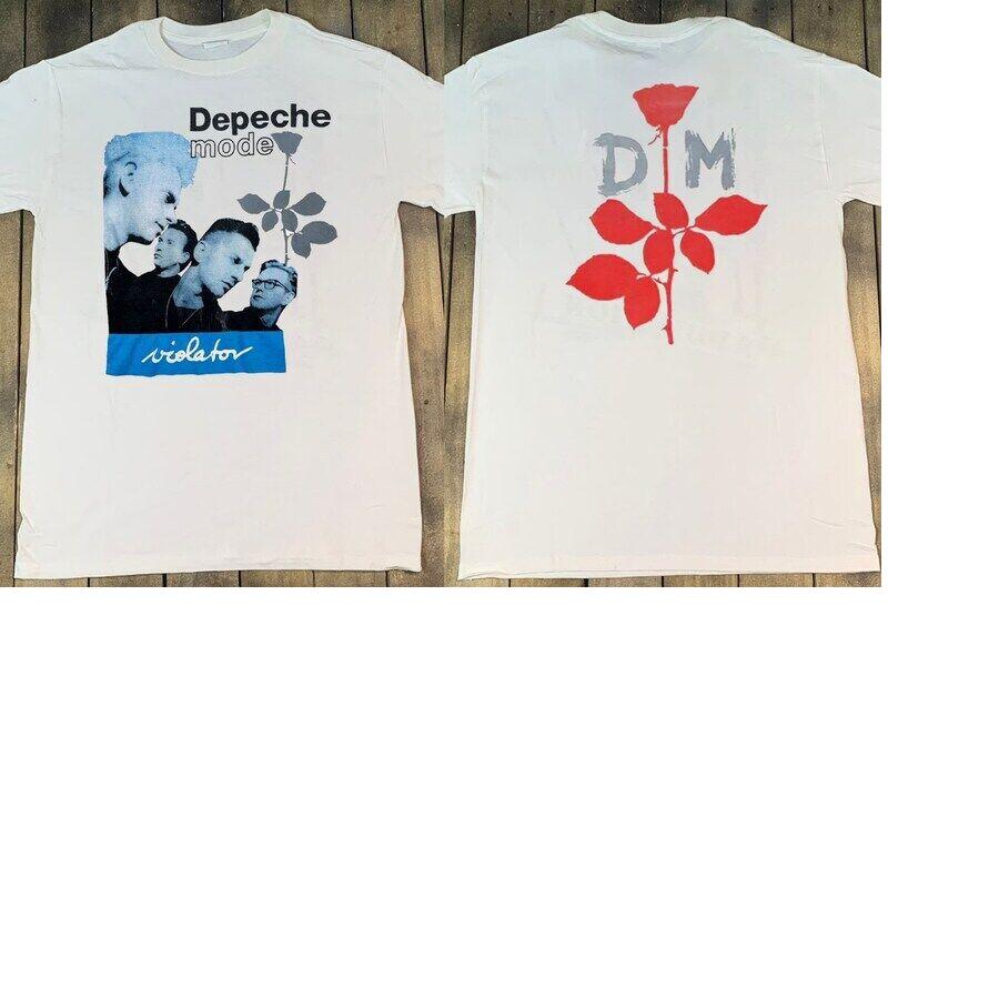 Depeche Mode 039Violator039 Tour 1990 TShirt Back 90s Depeche Mode Tour TShirt Unisex T-Shirt S
