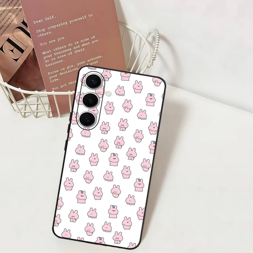 Asamimichaan Asleep Cute Asamimi Phone Case For Samsung S 24 Fe 25 Ultra Plus 20 Lite 21 30 22 23 24 22 Ultra 5G Fundas