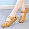 35-41Damen Sommer Übergröße Modische Lochschuhe Lässige Damenschuhe Flache Schuhe Sandalen