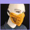 Stunning Mortal Kombat Scorpion Half Face Mask Crafted From Durable Resin For Cosplay Events