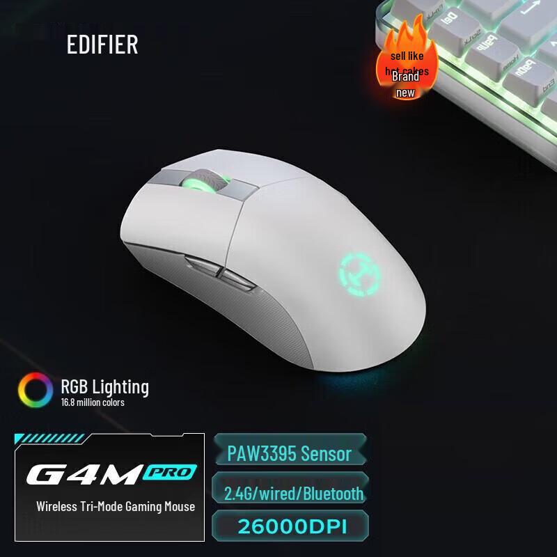 

Edifier HECATE G4M Pro Triple-Mode Gaming Mouse