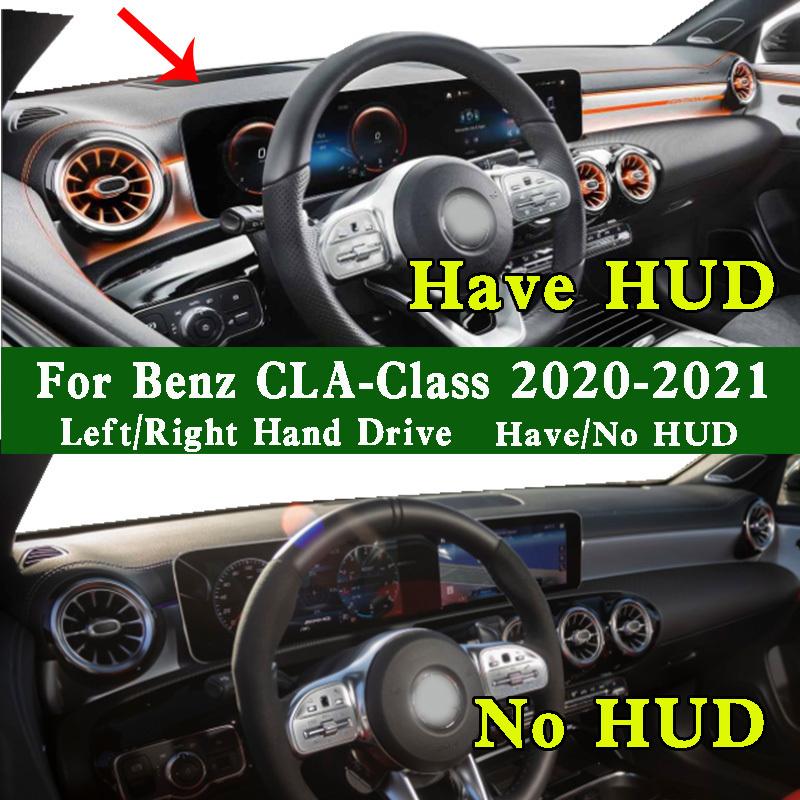 For Mercedes-Benz CLA Class -21 C118 X118 250 Dashmat Dashboard Cover Trument Panel Pad Dash Mat Anti-Dirt Proof Ornament