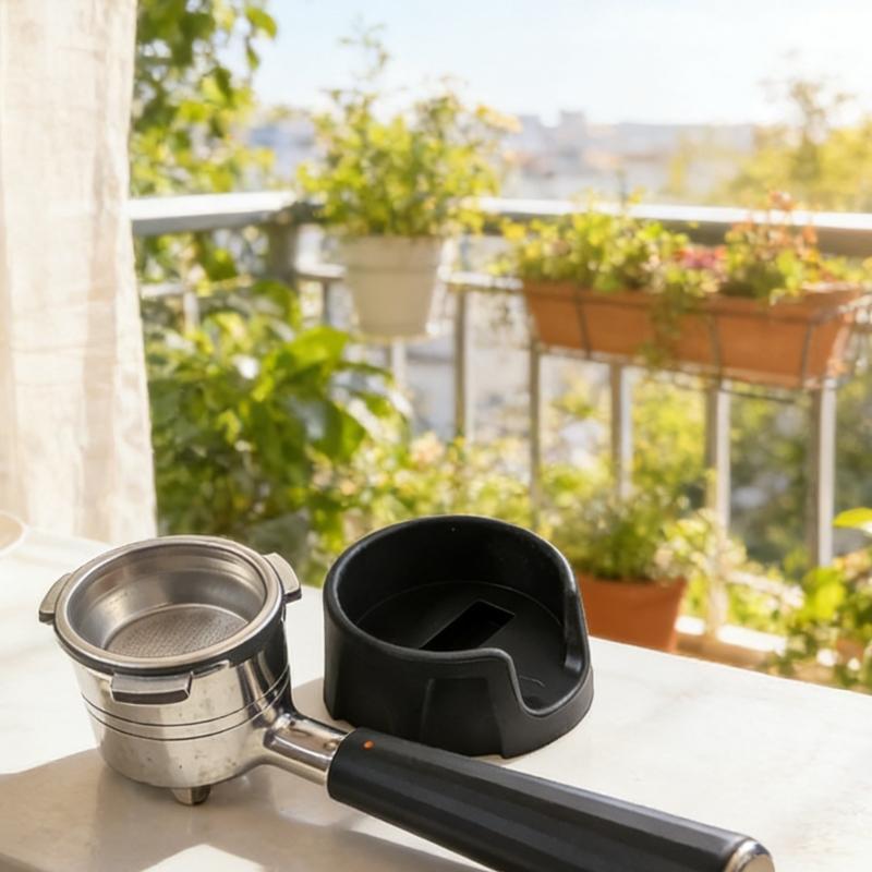 Silicone Coffee Press Base For Even Tamping Enhances Flavor And Aromas Of Your Espresso