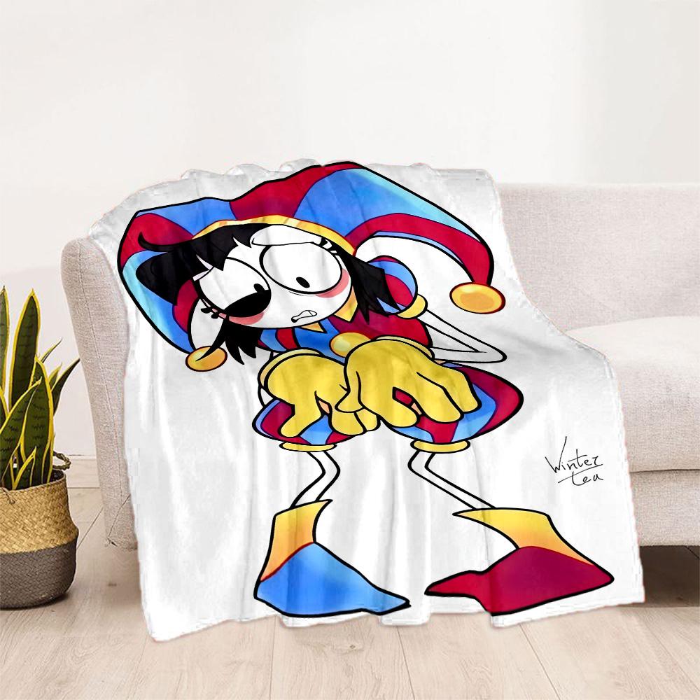 Digital Circus13 Blankets Are Suitable for Living Rooms,making Them an Ideal Choice for Outdoor Travel and Gifts.