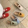Soft-soled square-headed Mary Jane single shoes, spring women's outer wear, commuter versatile bag head, half slippers