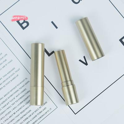 1Pcs 3.5g Matte Silver Gold Empty Lipstick Tube Lip Balm Cosmetic Packaging Container Glue Stick Lipstick Bottle