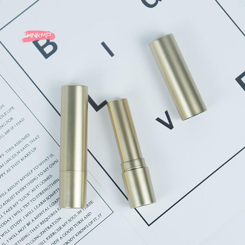 1Pcs 3.5g Matte Silver Gold Empty Lipstick Tube Lip Balm Cosmetic Packaging Container Glue Stick Lipstick Bottle
