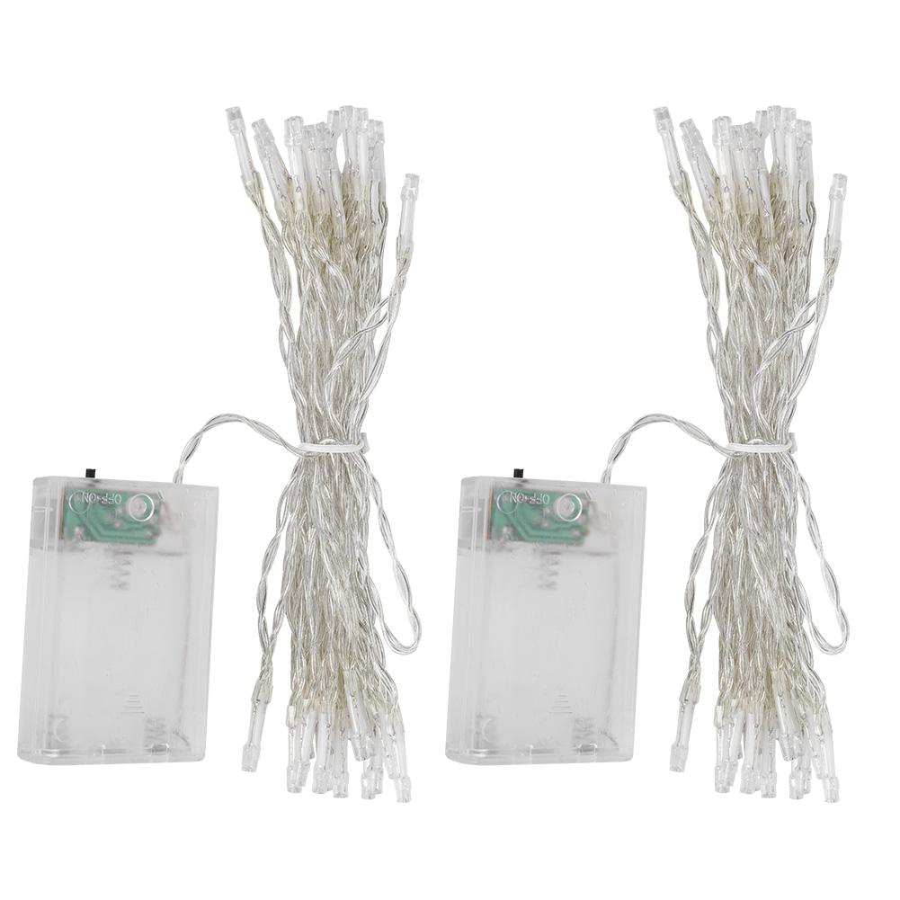 

2Pcs String Light Christmas LED Fairy for Holiday Decorations Collection Supplies