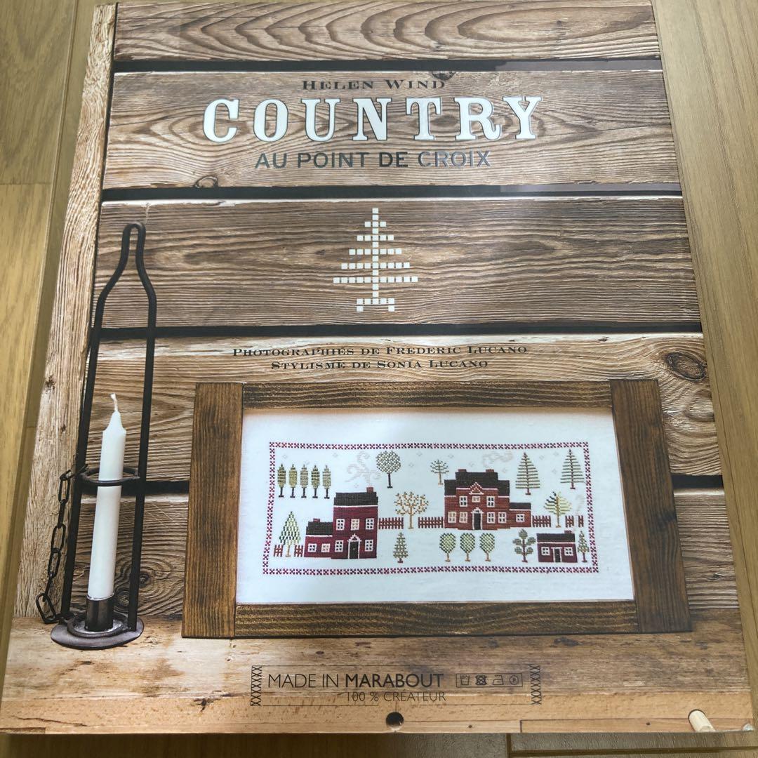 

[USED] Cross-stitch pattern book (foreign book) HELEN WIND COUNTRY