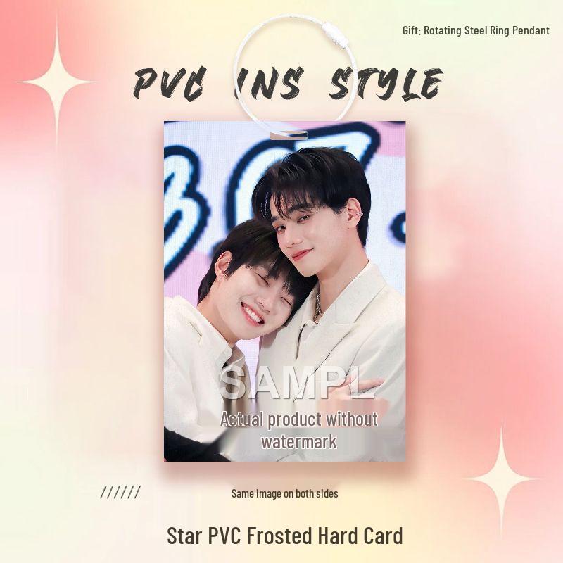 Thai Star Kengnampimg CP Support PVC Card Star Competition Ita Bag Pendant Ornament