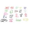 100pcs Paper Clips Colorful Cute Exquisite Mini Metal Paperclips for Party Invitation Cards