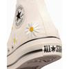 Converse All Star Daisy Flower HI Size cm (R) Sneakers, Off-White, 24.0