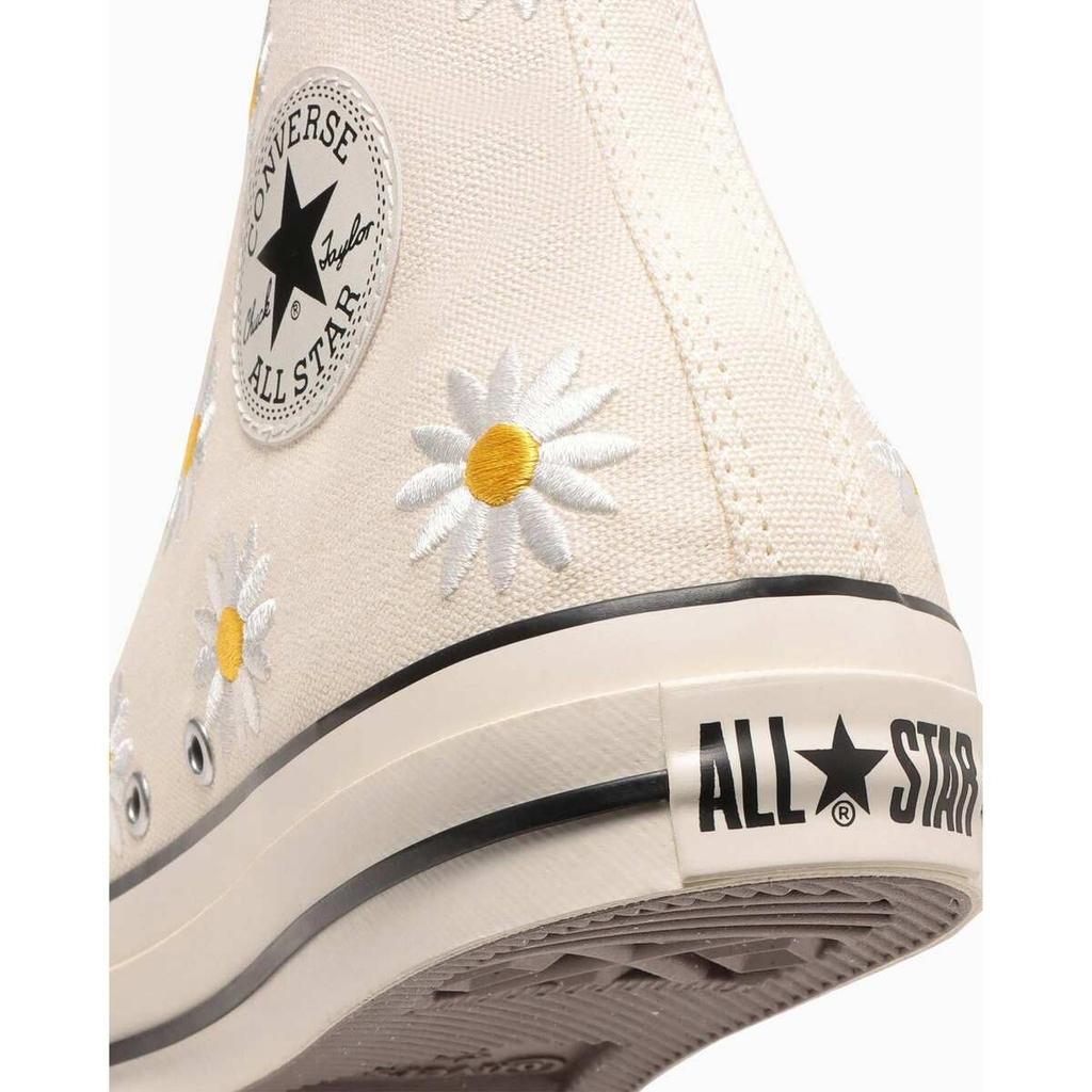 Converse All Star Daisy Flower HI Size cm (R) Sneakers, Off-White, 24.0