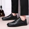 Fashion Spring Autumn Shoes Men High Quality Genuine Leather Casual Board Men Lace Up Thread Shoes Outdoor Sneakers Shoes Men
