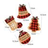 4pcs Cartoon Cutlery Pocket Bag Christmas Tree Ball Dinnerware Sleeve  Party Favors